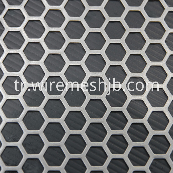 Hexagonal Perforated Metal Sheet